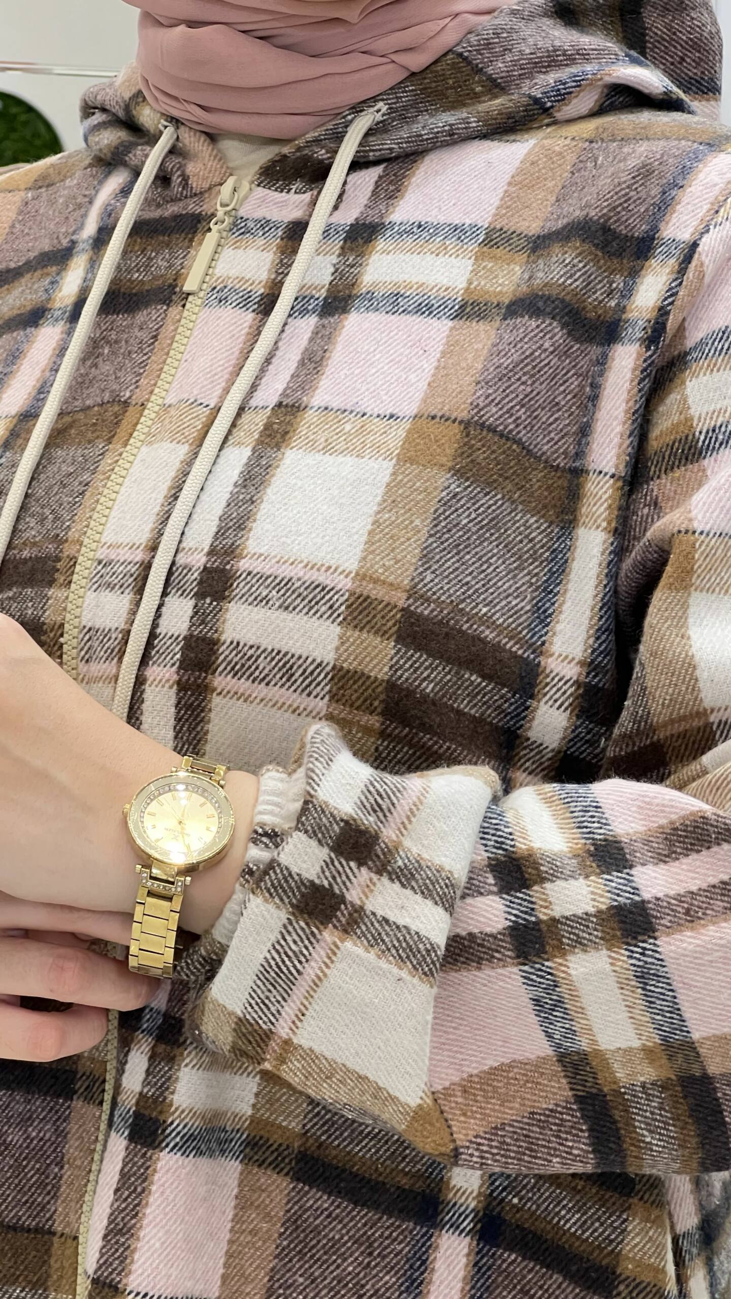 Chemise carreaux cachemire (Folla) – Image 26