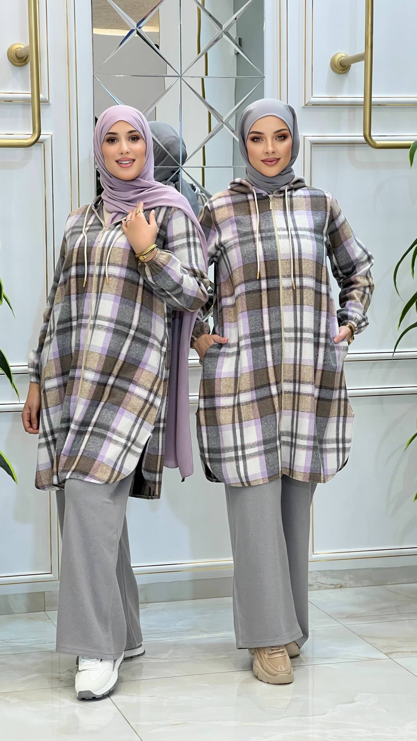 Chemise carreaux cachemire (Folla) – Image 27