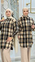 Chemise carreaux cachemire (Itidel)